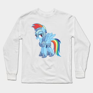 Jouster Rainbow Dash no lance Long Sleeve T-Shirt